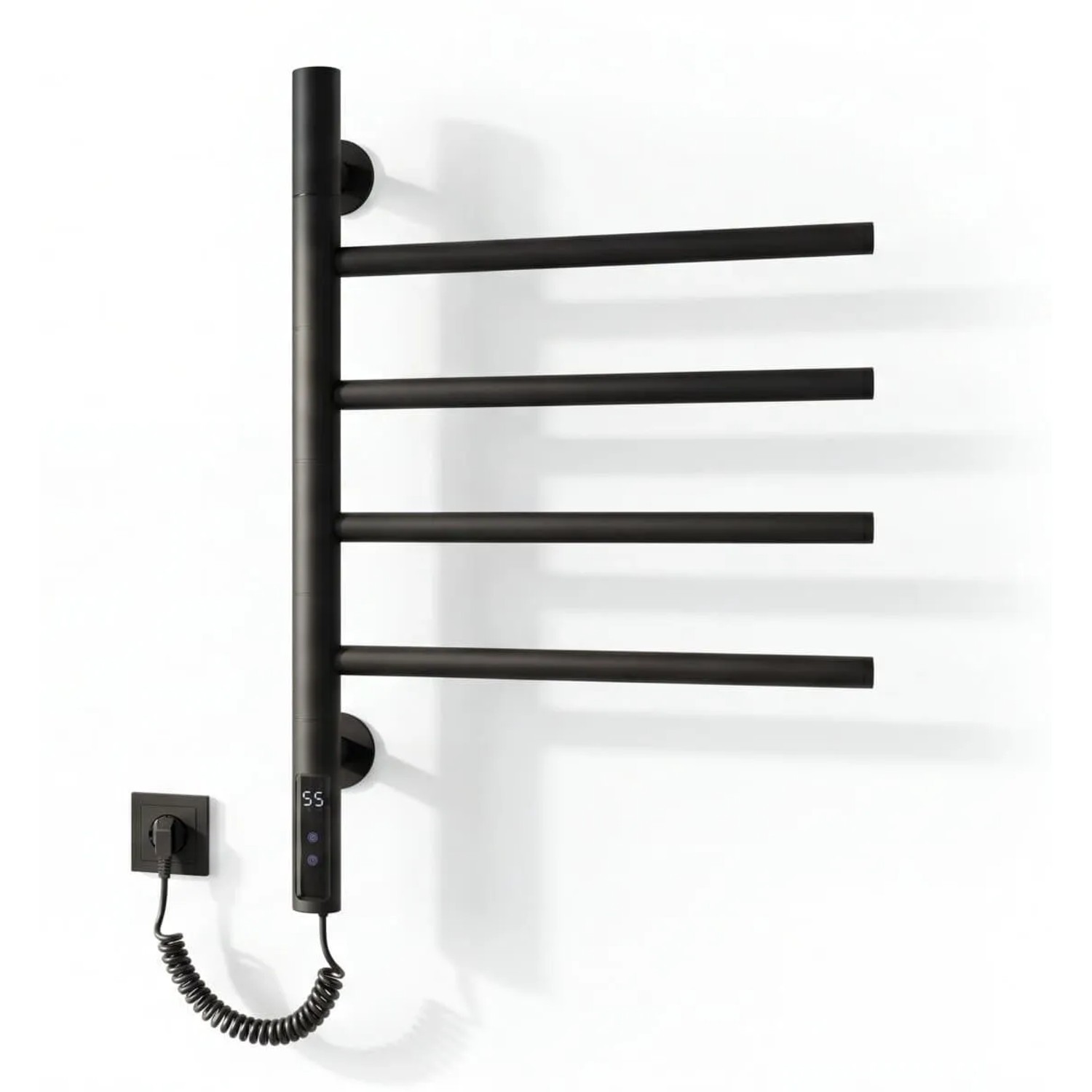 Swiss Aqua Technologies Handtuchtrockner Elektrisch Kompakt 54,5x41 CM Schwarz Matt