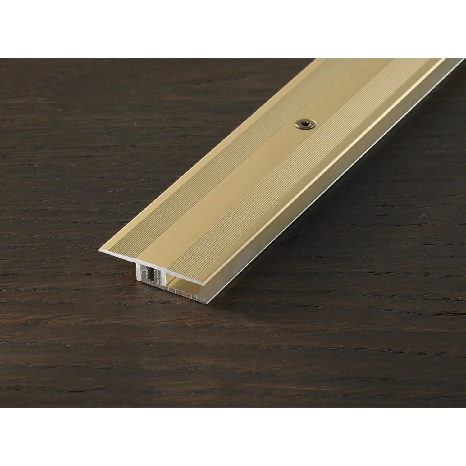 Proline Übergangsprofil Procover Designfloor Aluminium Eloxiert Champagne 270 cm Lang