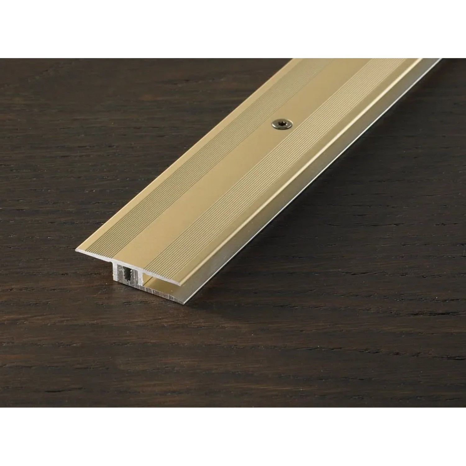 Proline Übergangsprofil Procover Designfloor Aluminium Eloxiert Champagne 100 cm Lang
