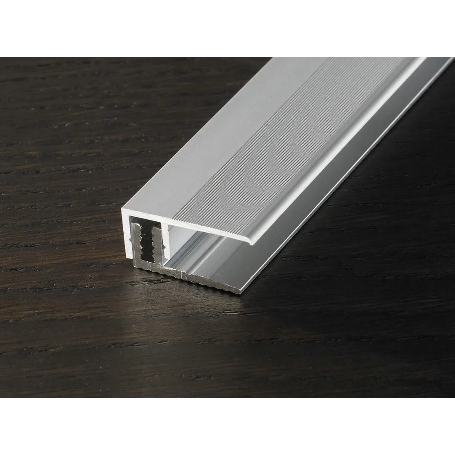 Proline Abschlussprofil Provario Universal Aluminium Eloxiert Silber 90 cm Lang