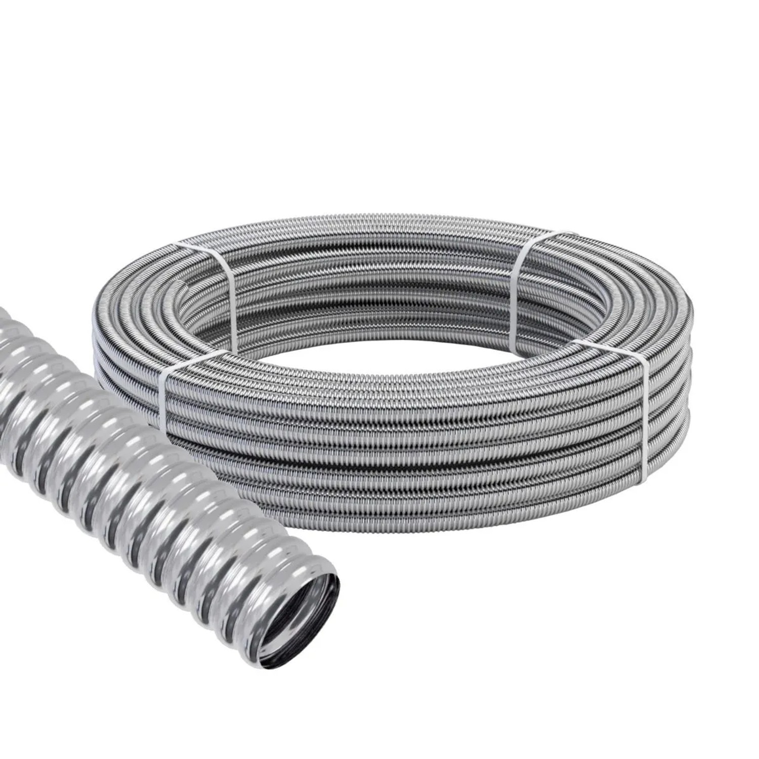 Stahlmann Edelstahl Wellrohr CSST 304 DN20 x 50 m Ringbund Geglüht für Wasser
