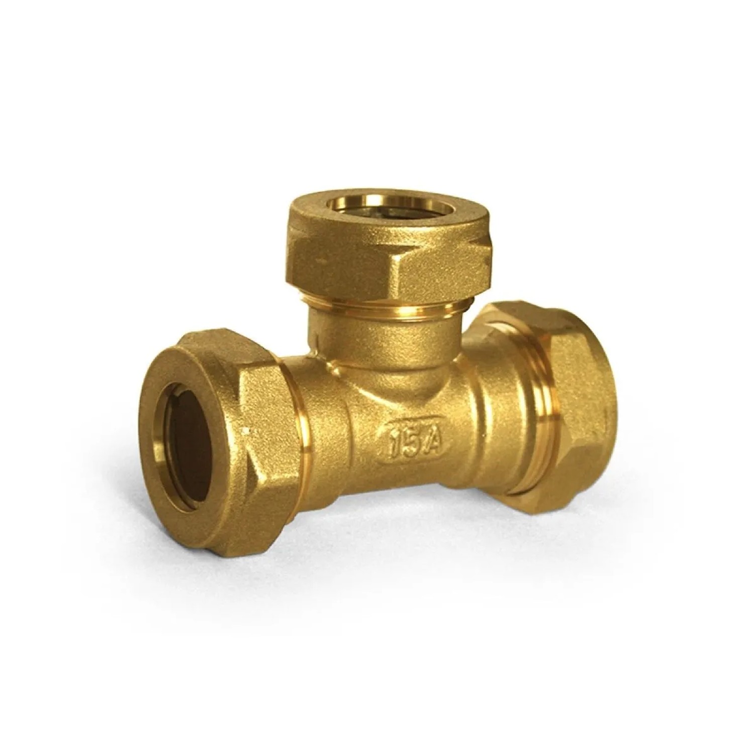 Stahlmann T Stück Verschraubung 20 x 20 für Wasser EasyFix Messing