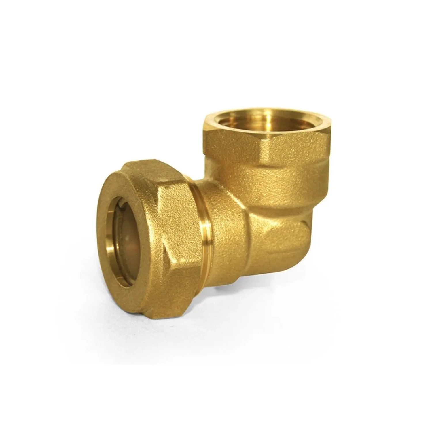 Stahlmann Winkelverschraubung 90° 20 x 3/4 Zoll Innengewinde F für Wasser EasyFix Messing