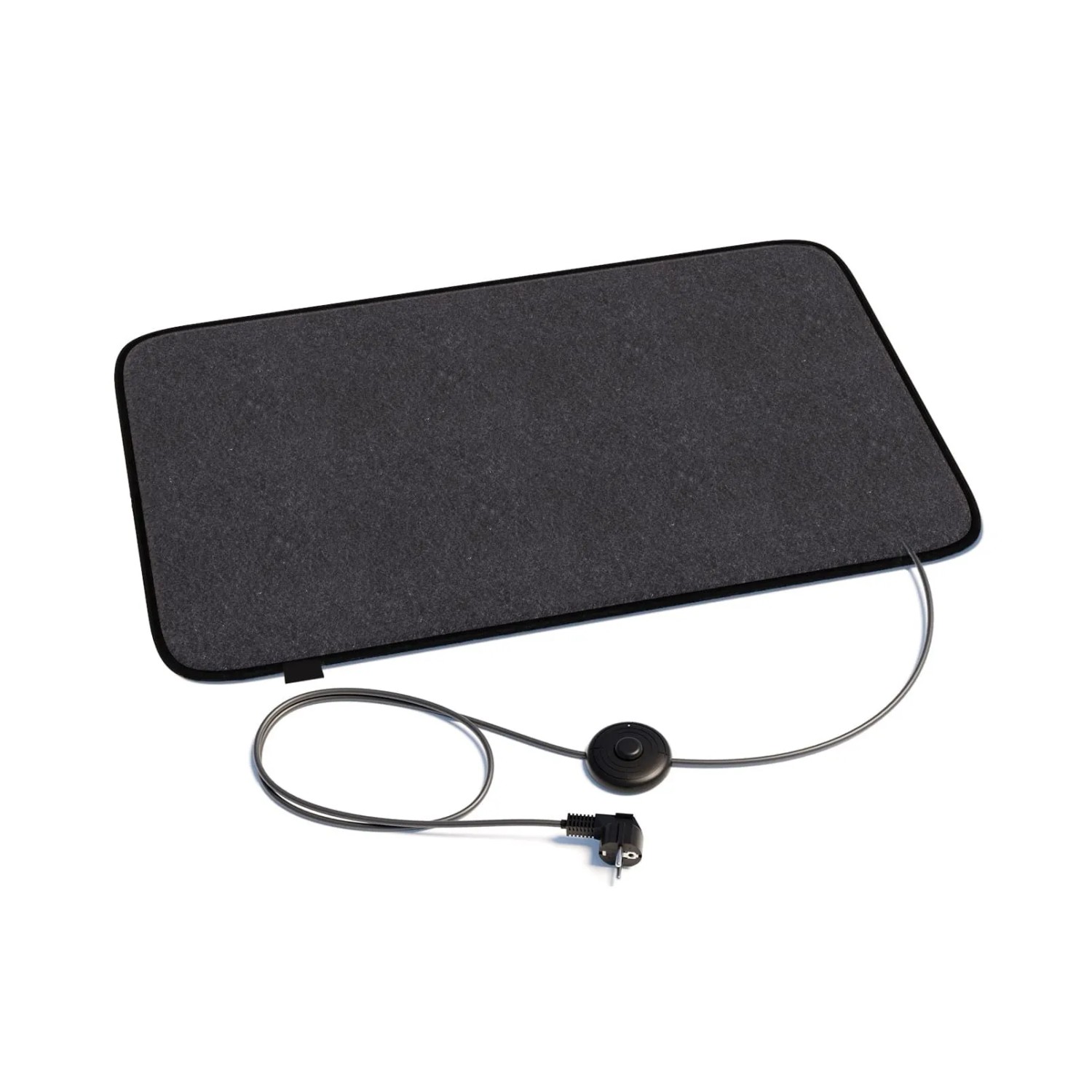 WARMON Tragbare Heizteppich Heated Mobile Mat mit Stecker und Fußschalter