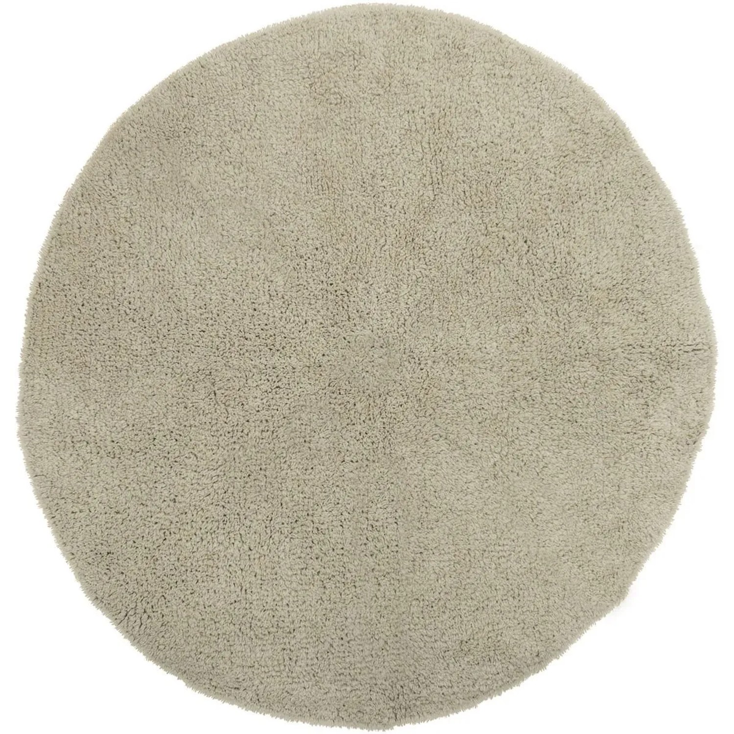 Euroshowers Badematte Rund Baumwolle Sand 80 cm