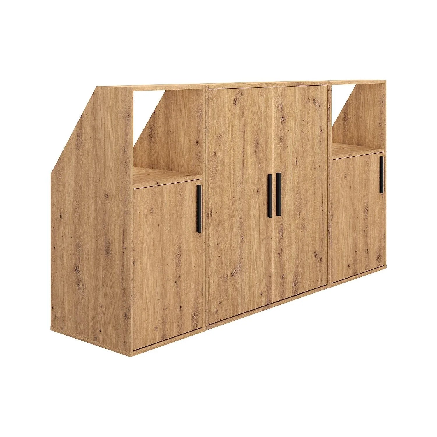 Vente-unique Möbel Für Schrägen Adezio Naturfarben Hell 278.8 cm
