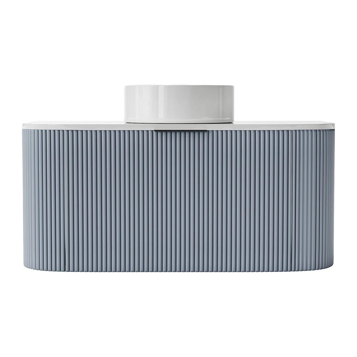 Vente-unique Einzelwaschtisch Lomeri Blau 99 cm