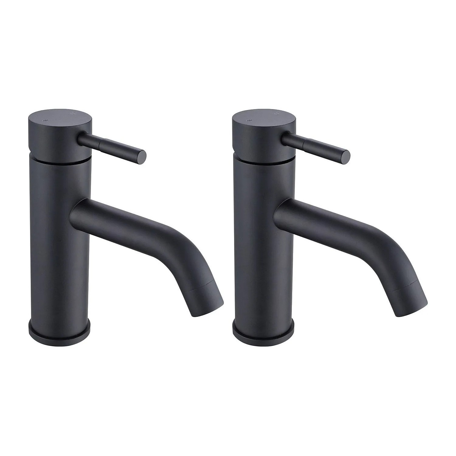 Vente-unique Waschtischarmatur Salavan Schwarz 16 cm
