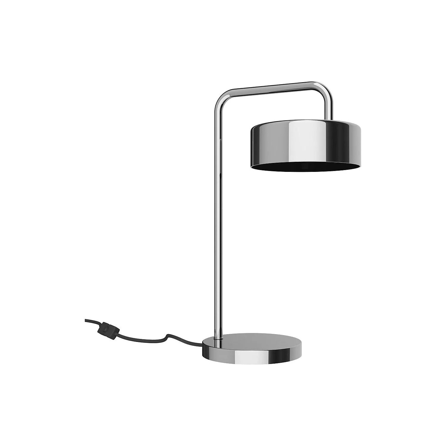 Vente-unique Tischlampe Otilie Silberfarben 23 cm