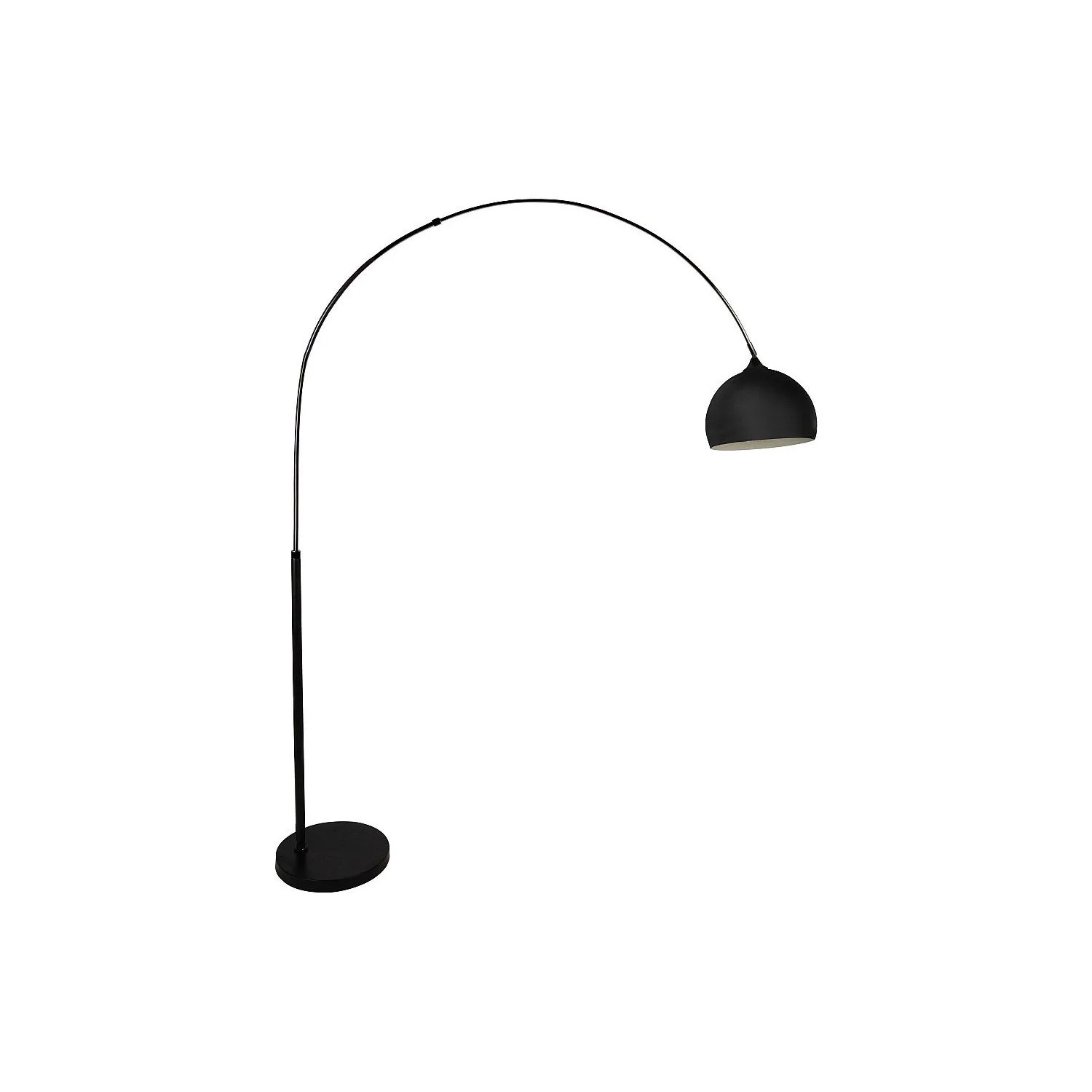 Vente-unique Stehlampe Ombrage Schwarz 139 cm
