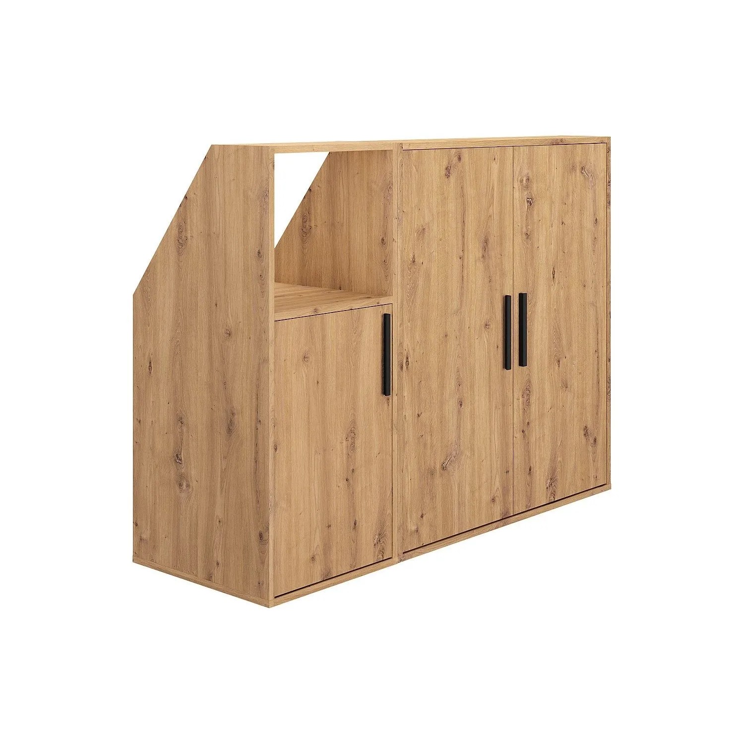 Vente-unique Möbel Für Schrägen Adezio Naturfarben Hell 139.4 cm