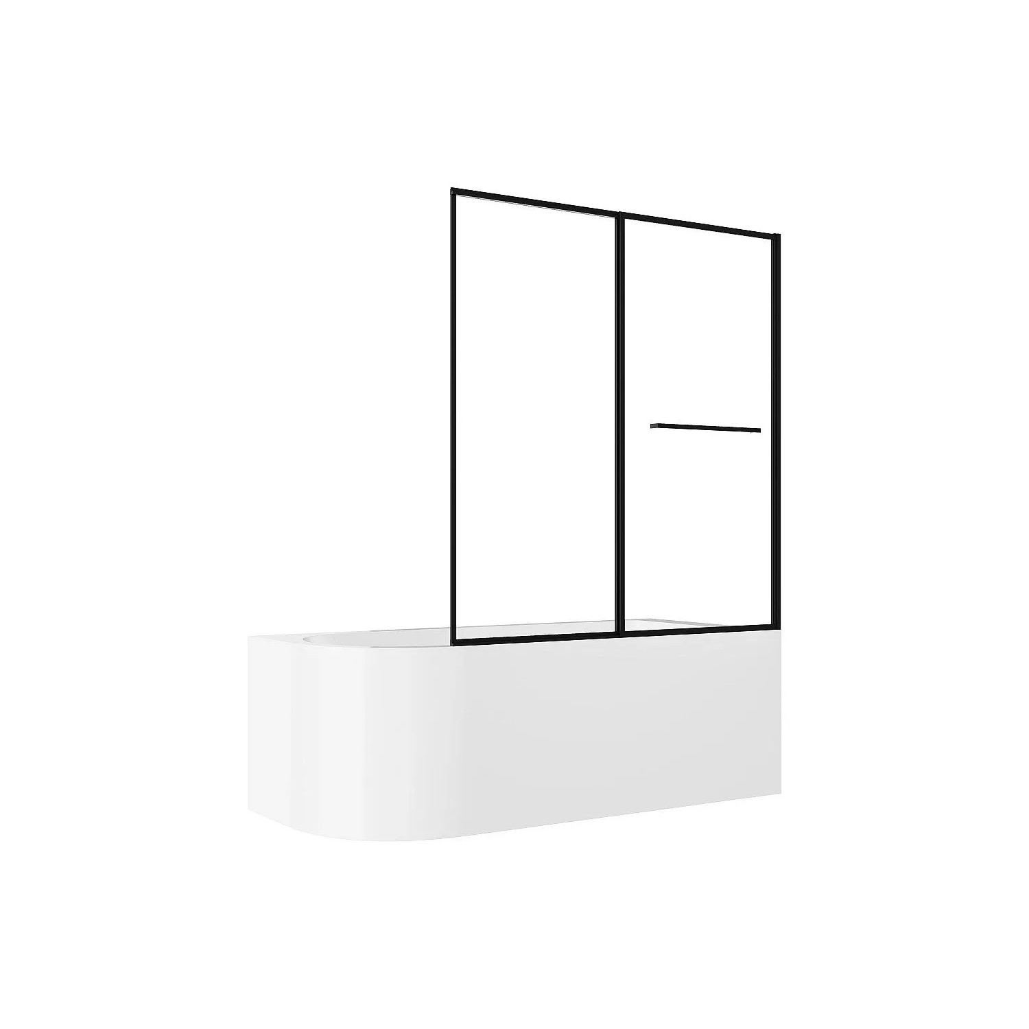 Vente-unique Duschbadewanne Anika Weiß 170 cm