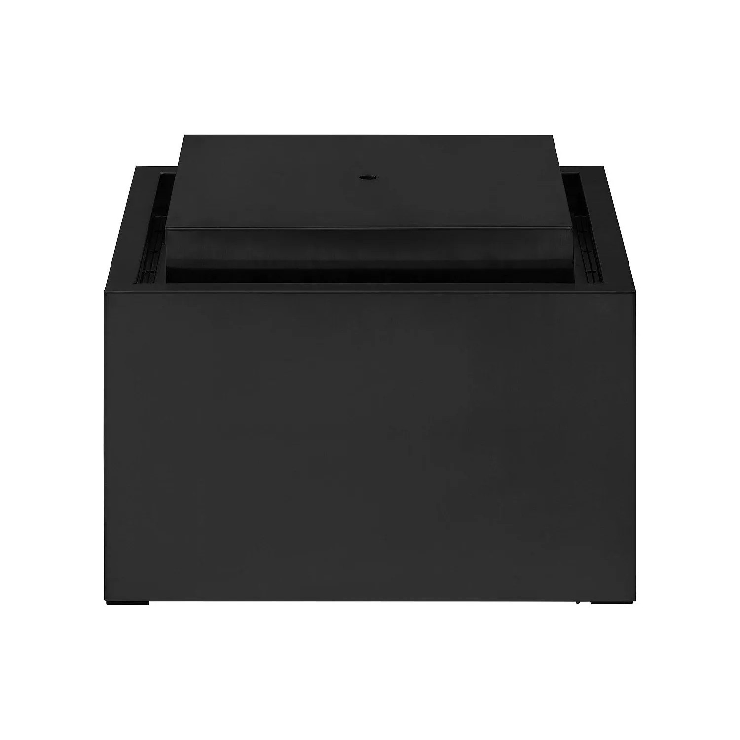 Vente-unique Gartenbrunnen Tilapia Schwarz 50 cm