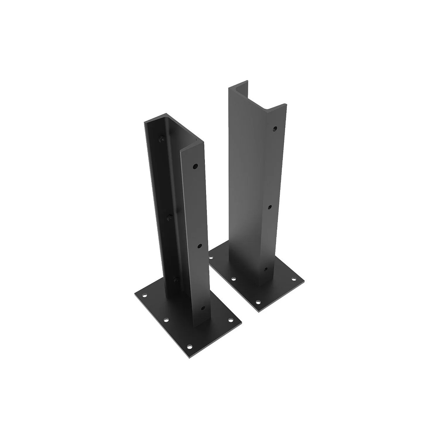 Vente-unique Freistehendes Carport Aluvio Anthrazitgrau 27.4 cm