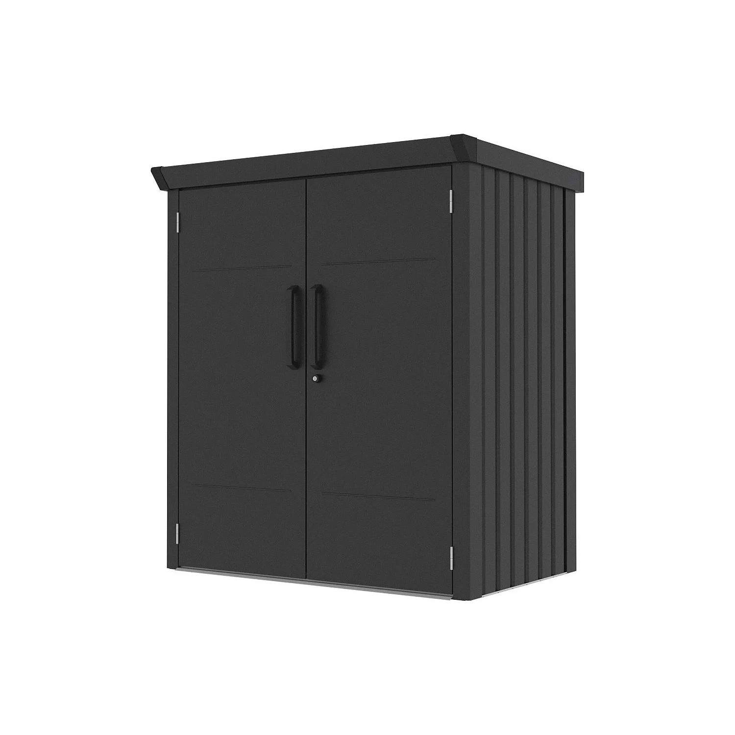 Vente-unique Gartenschrank Norisa Anthrazitgrau 130 cm
