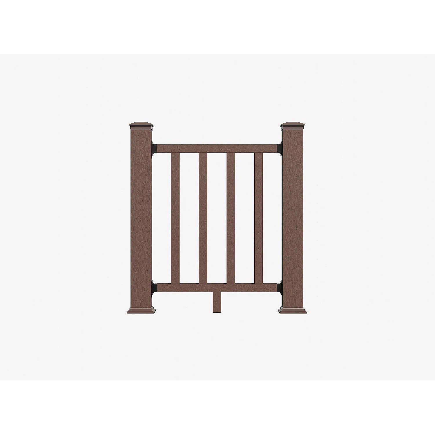 Vente-unique Zaun Guaro Naturfarben Dunkel 101.3 cm