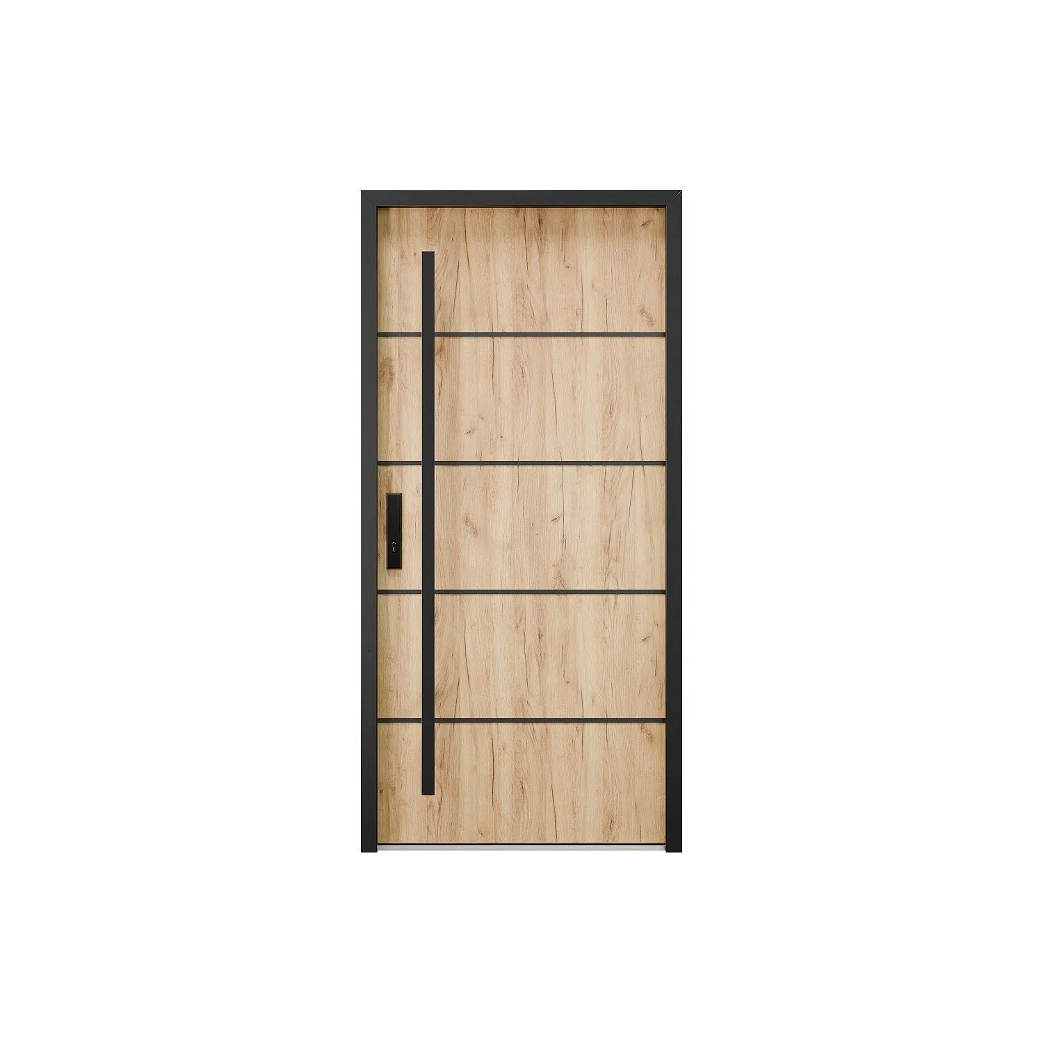 Vente-unique Haustür Lusada Naturfarben Hell 95.1 cm