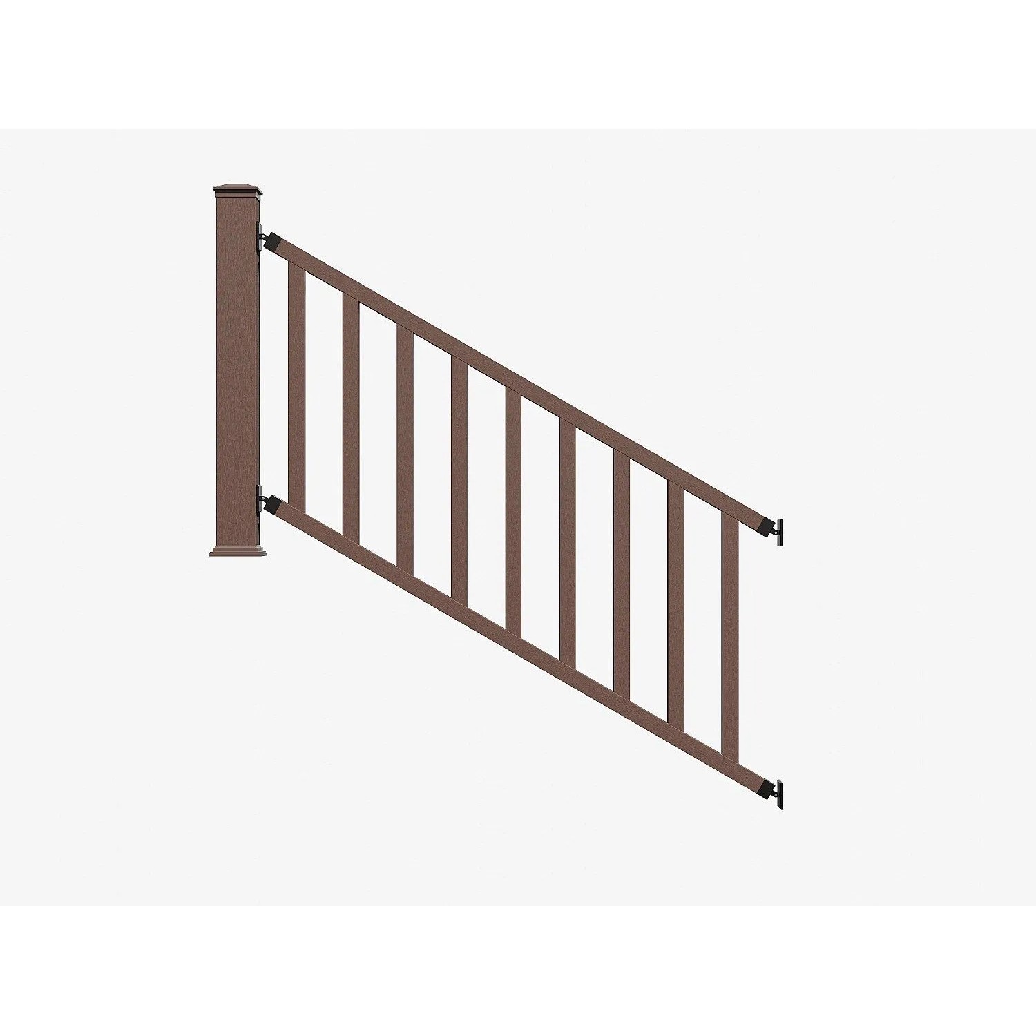 Vente-unique Zaun Guaro Naturfarben Dunkel 171.2 cm
