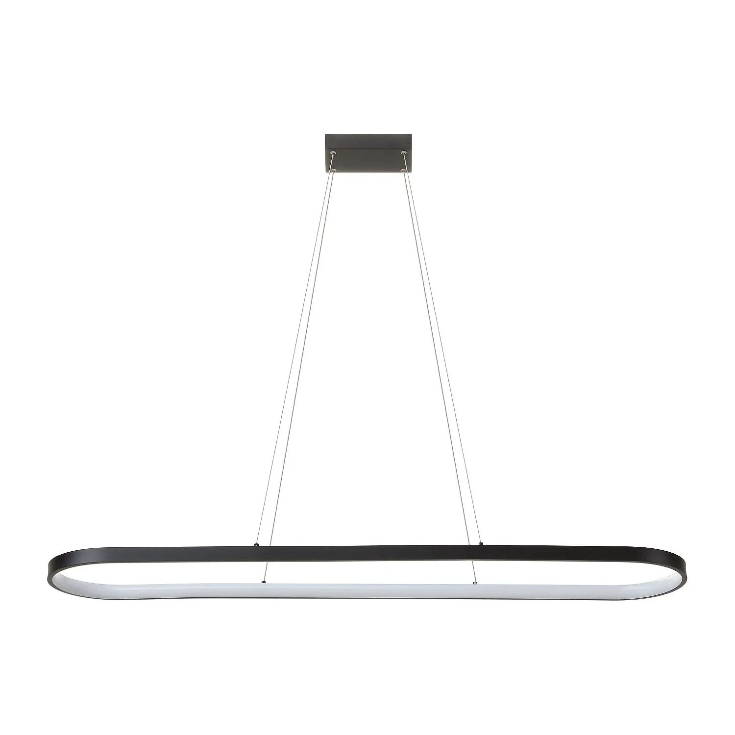 Vente-unique Hängeleuchte Und Kronleuchter Odadia Schwarz 130 cm