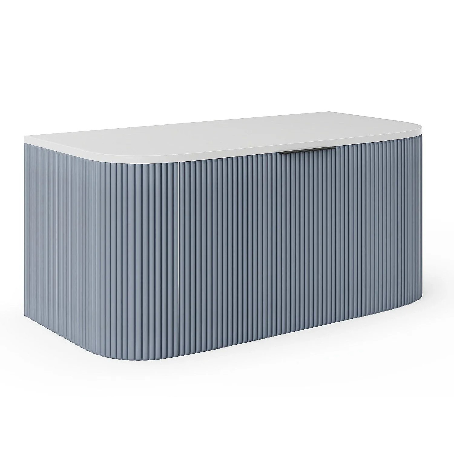 Vente-unique Waschbeckenunterschrank Lomeri Blau 99 cm