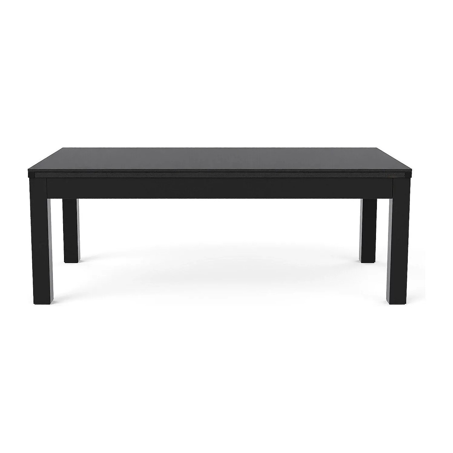 Vente-unique Billardtisch Balthazar Schwarz Grau 213.4 cm