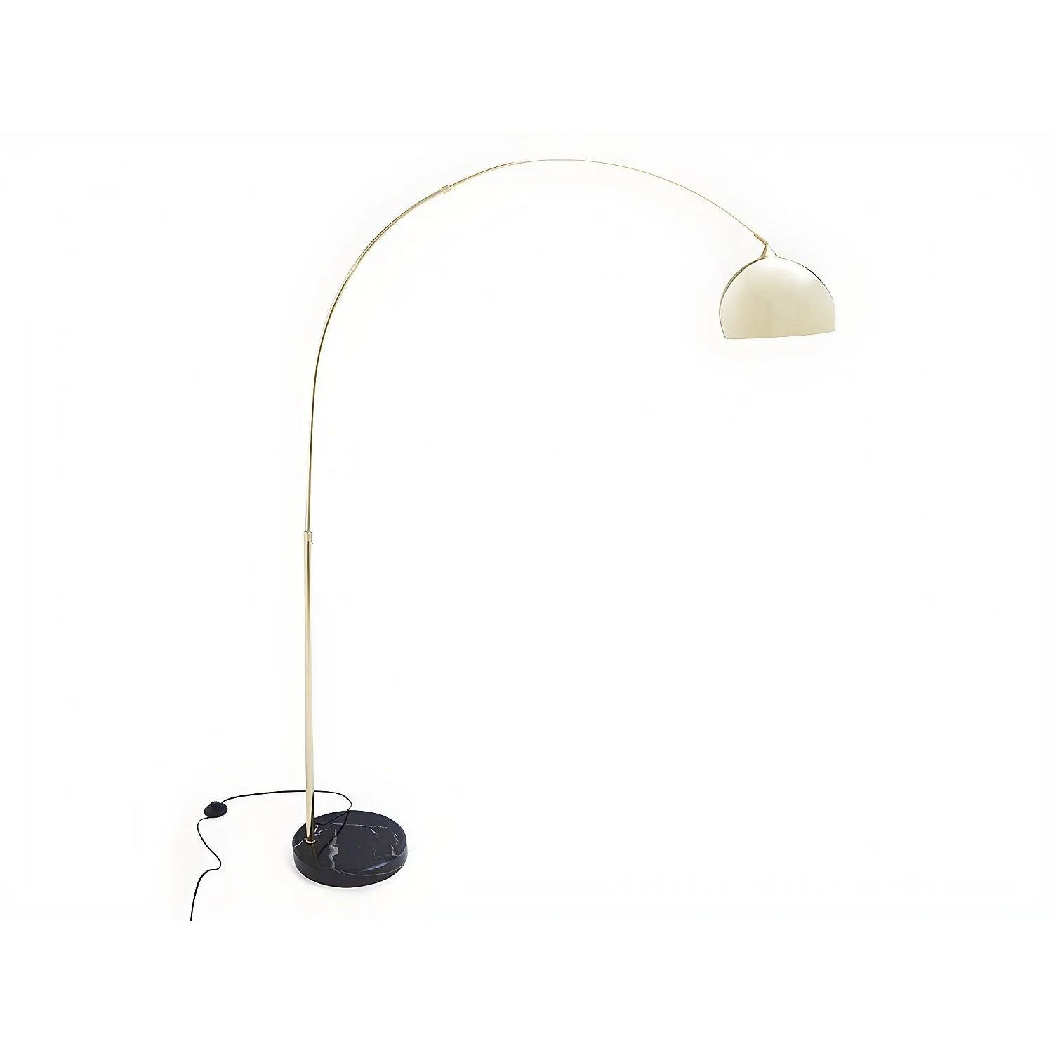 Vente-unique Stehlampe Ombrage Goldfarben 140 cm