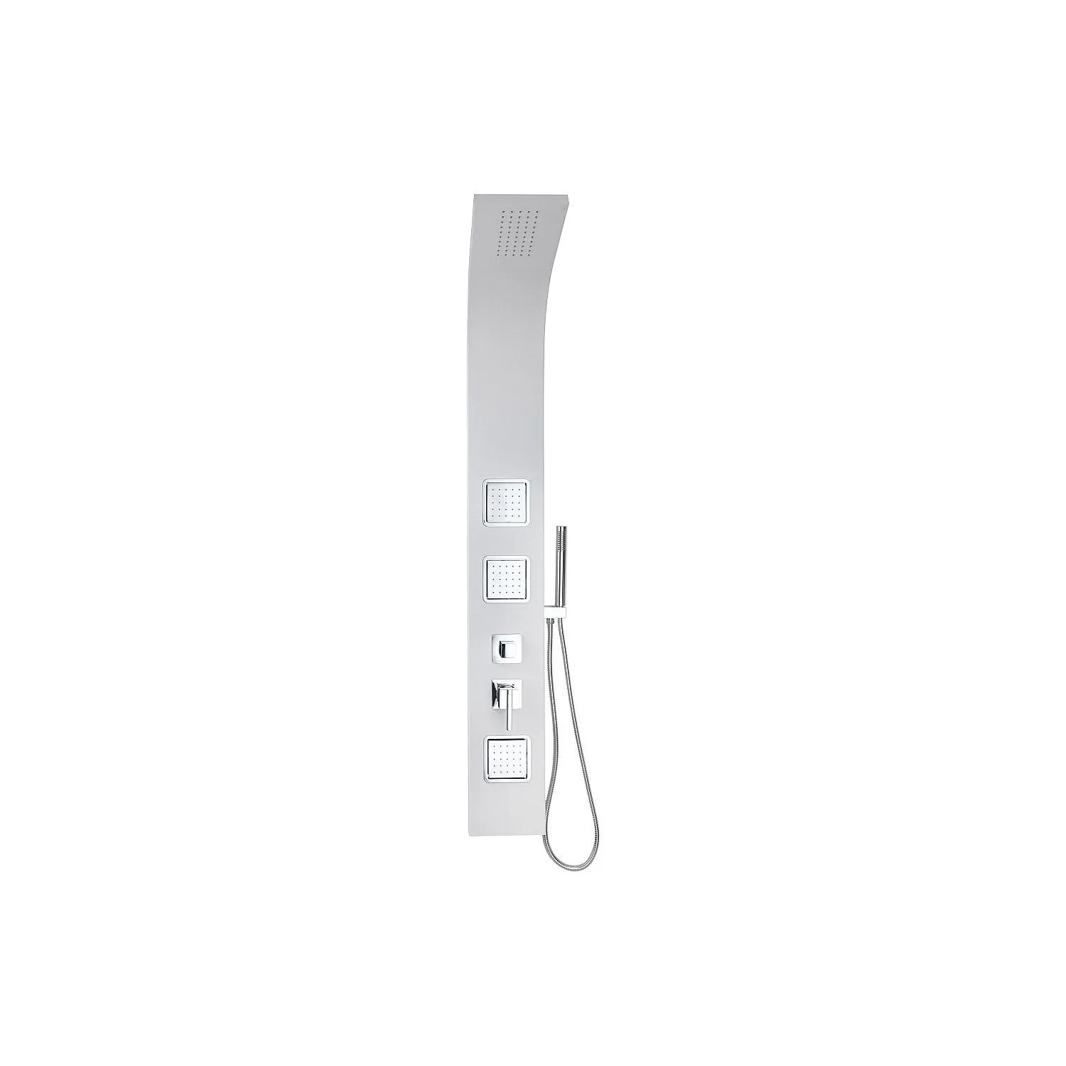 Vente-unique Duschsäule Tyra Weiß 20 cm