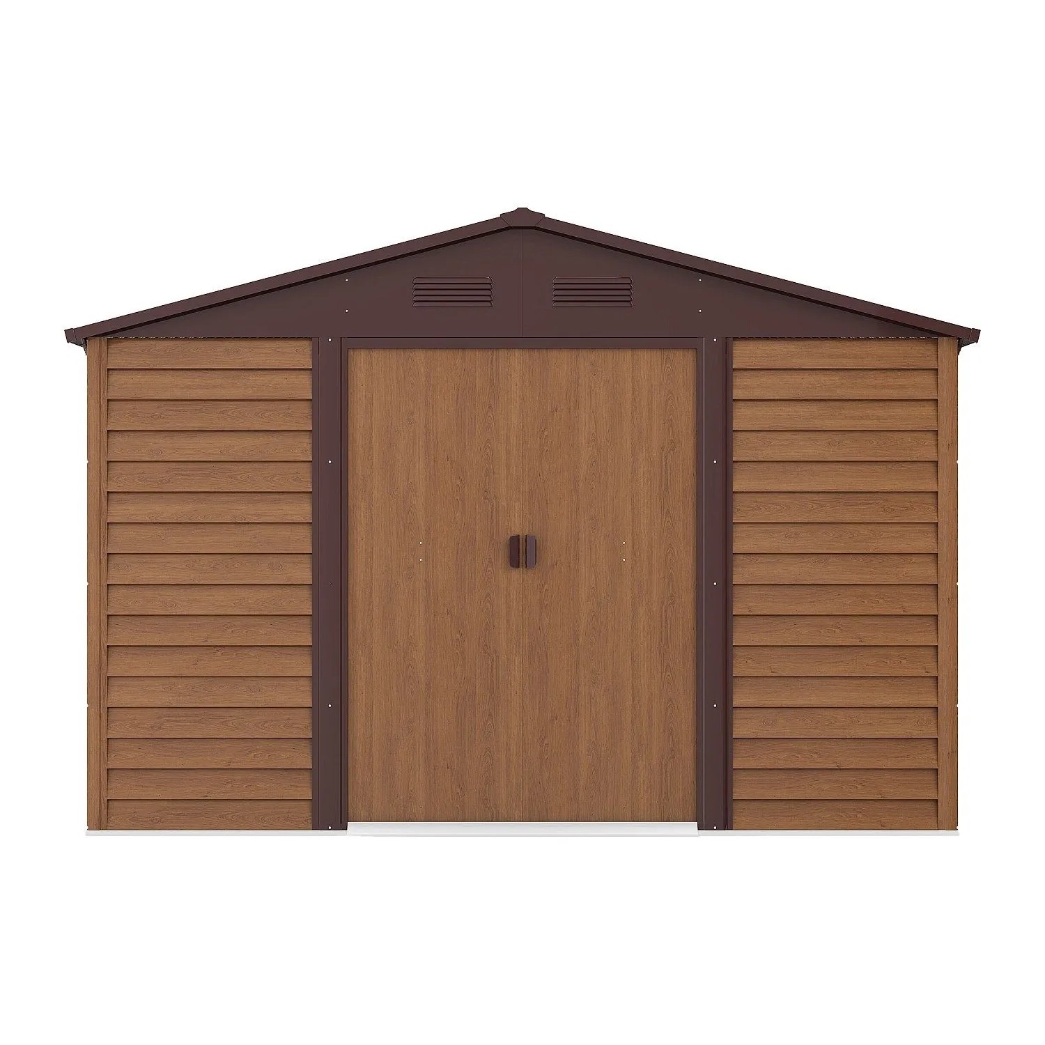 Vente-unique Schrebergartenhaus Arsego Naturfarben Dunkel 309 cm
