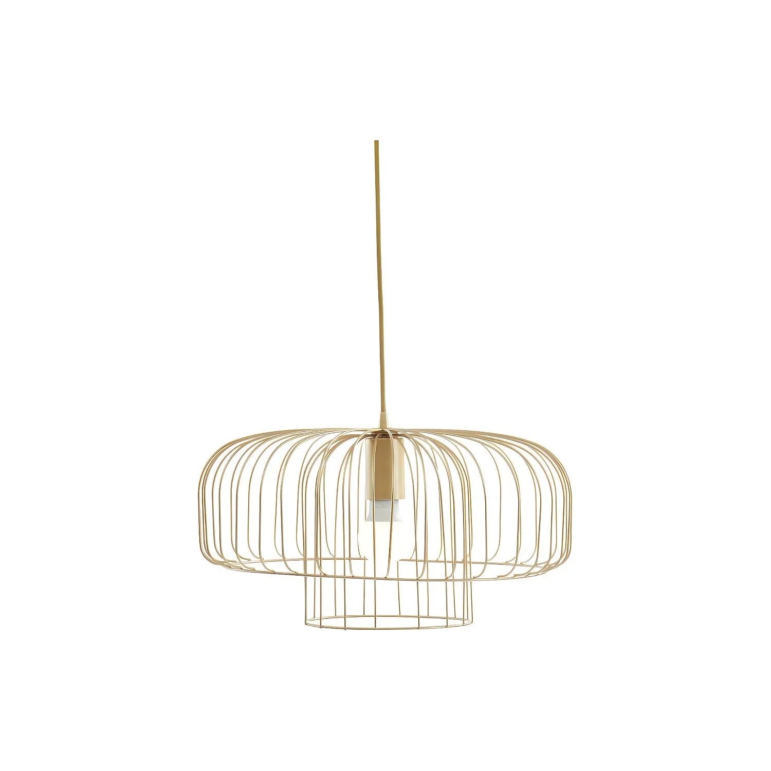 Vente-unique Hängeleuchte Und Kronleuchter Andromaque Goldfarben 40 cm