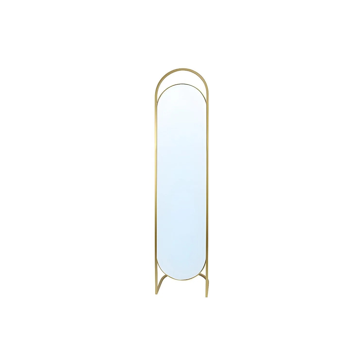 Vente-unique Standspiegel Mit Füßen Zineb Goldfarben 41 cm