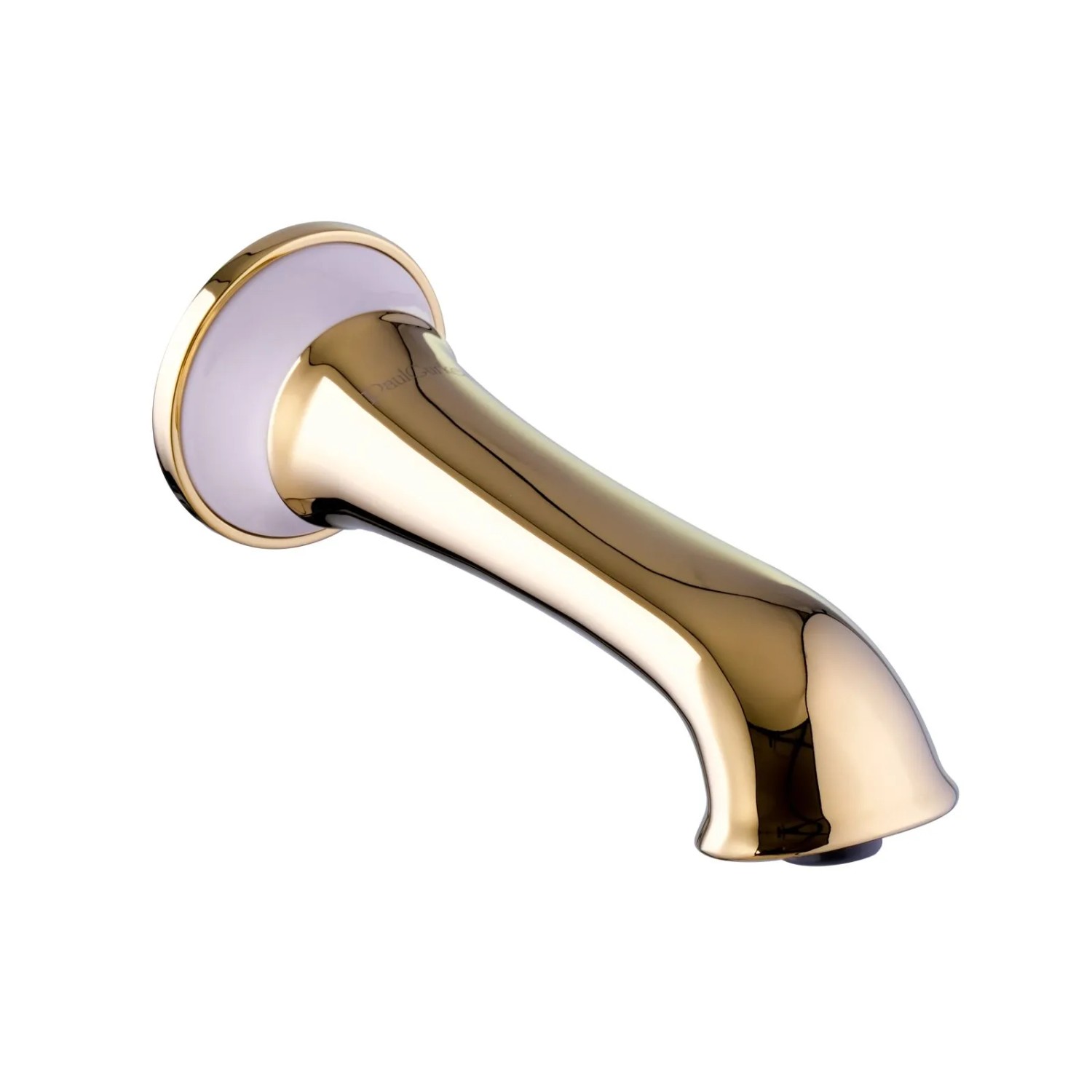 PaulGurkes Wanneneinlauf Gold Nostalgie Wasserhahn