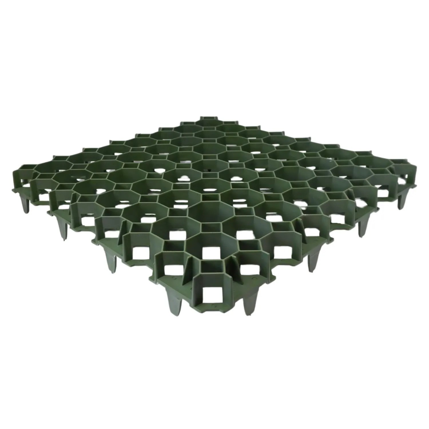 ViD 20 Stück Rasengitter Rasenwaben 50x50x4 cm Grün