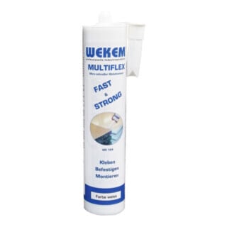 Wekem MS-Polymer Klebstoff Multiflex Strong WHITE