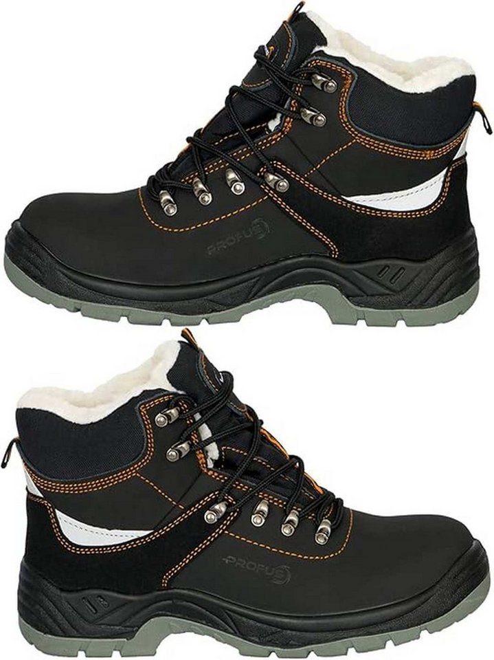 Profus Profus Winter Arbeitsstiefel Arbeitsschuhe Gefüttert mit Kunstwolle S3 Arbeitsschuh Bild 3