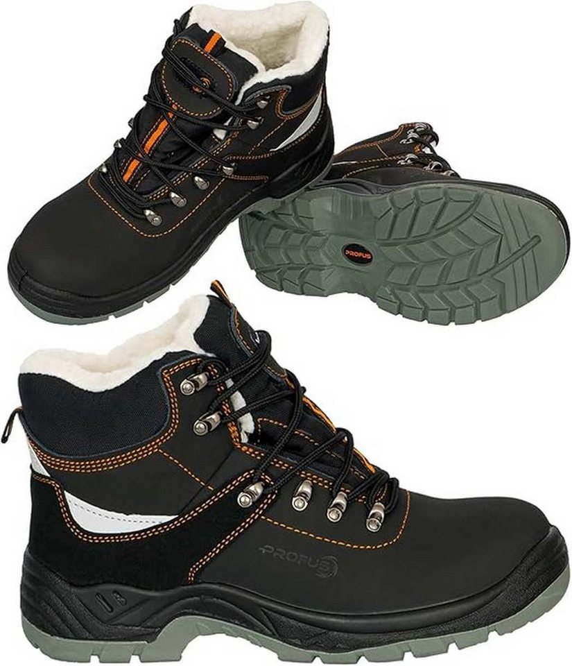 Profus Profus Winter Arbeitsstiefel Arbeitsschuhe Gefüttert mit Kunstwolle S3 Arbeitsschuh Bild 4