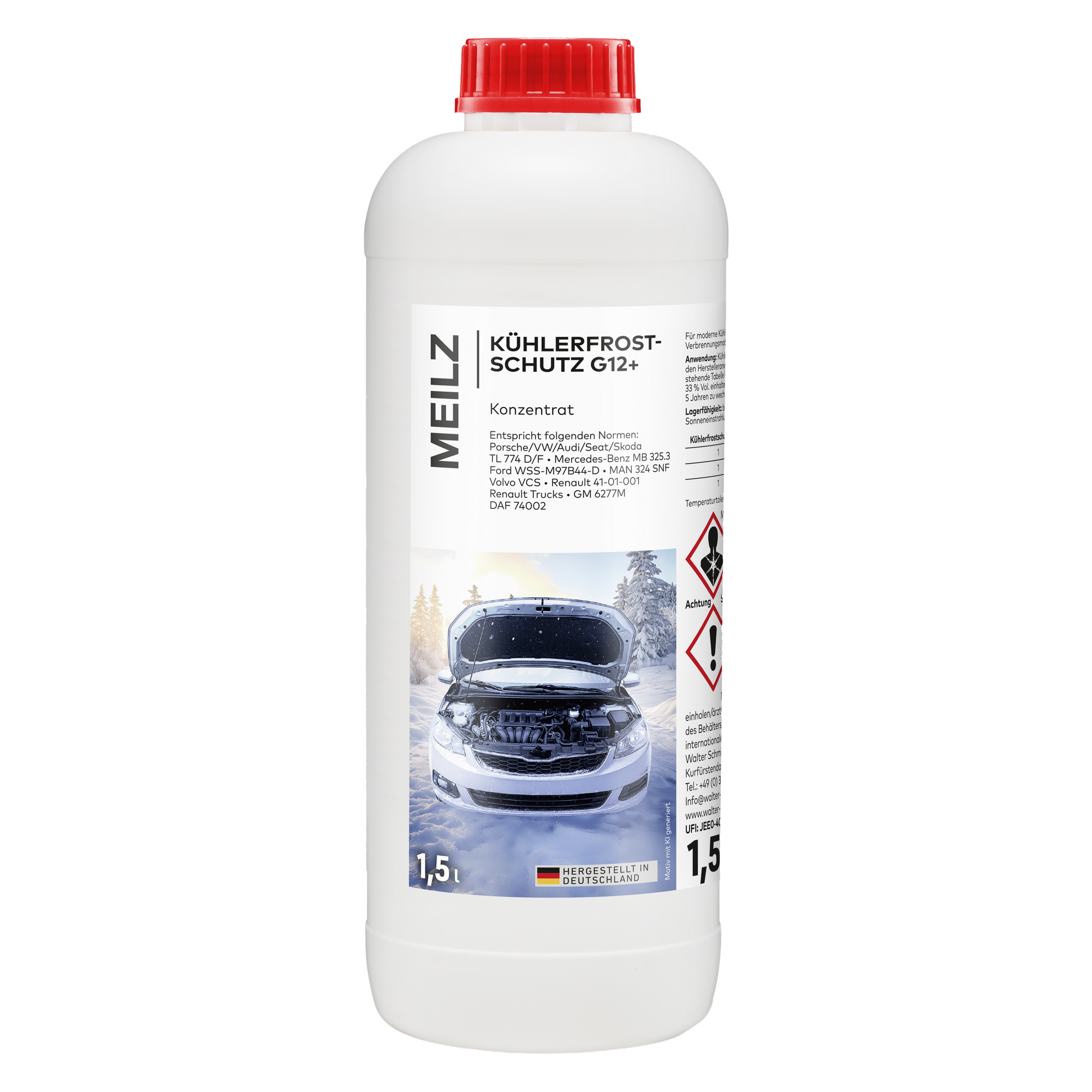 Meilz Kühlerfrostschutz G12+ Konzentrat 1,5 l