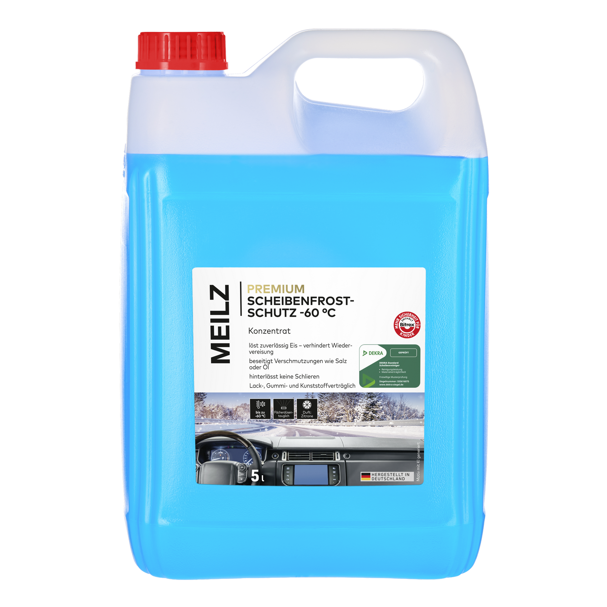 Meilz Premium Scheibenfrostschutz -60 °C Konzentrat 5 l