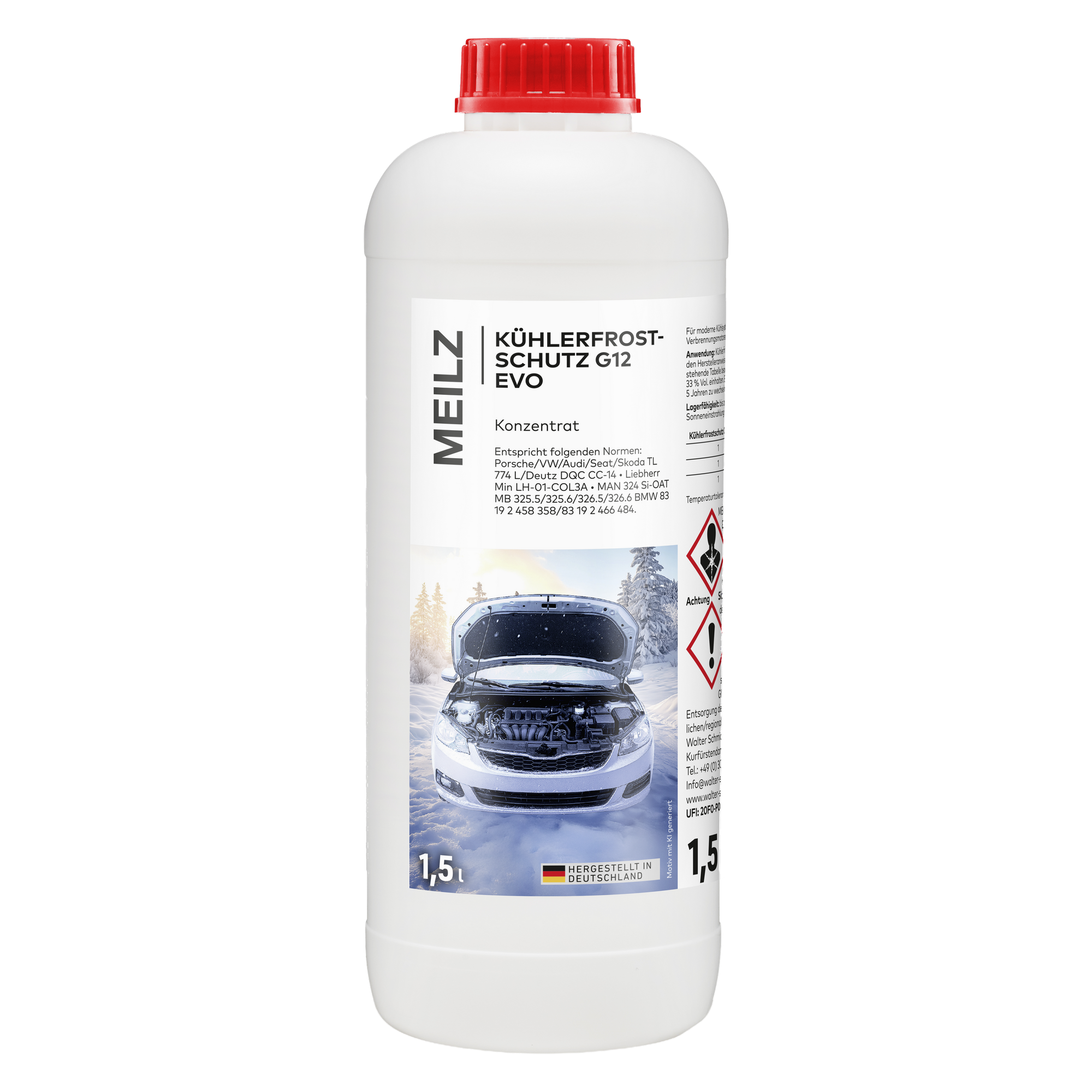 Meilz Kühlerfrostschutz G12 EVO Konzentrat 1,5 l