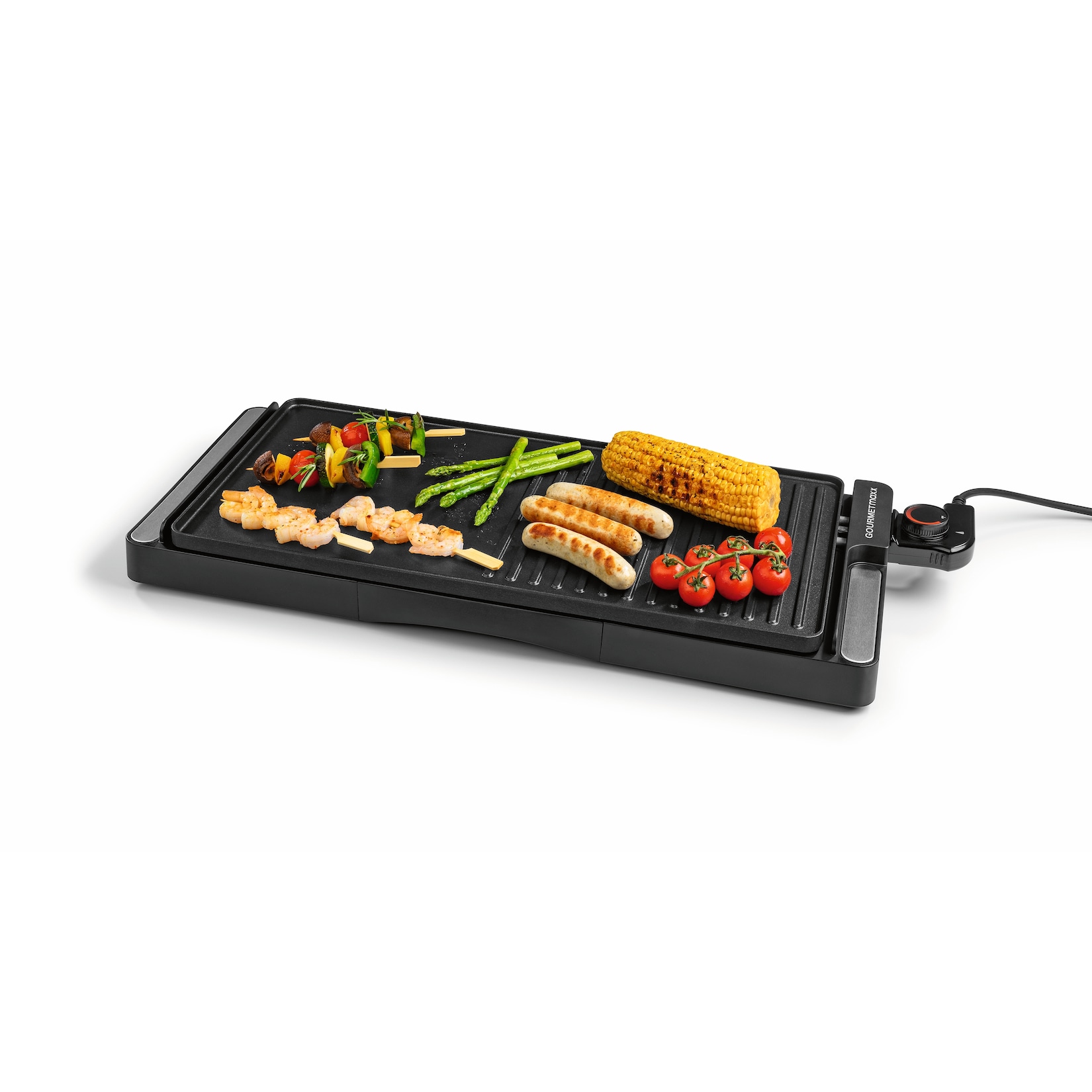 GOURMETmaxx Elektro-Tischgrill 2200W schwarz