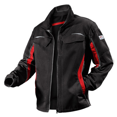 PULSSCHLAG Jacke 1324 5353, schwarz/mittelrot, Größe 64