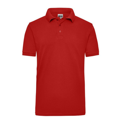 Herren Work Poloshirt JN801, rot, Größe 6XL