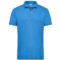 Herren Workwear Poloshirt JN830, aqua-blau, Größe L Bild 2