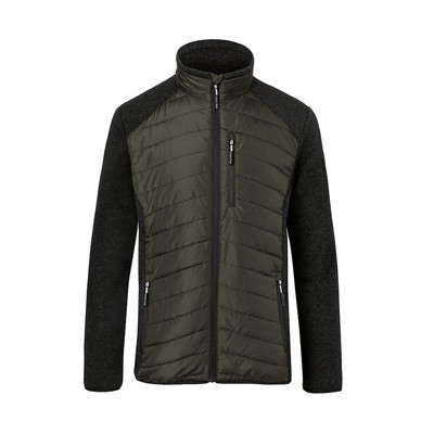 Hybridjacke 1342 5201, oliv/dunkelgrau, Größe L