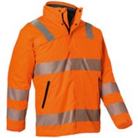 REFLECTIQ Wetterparka PSA 2 1975 8228, warnorange, Größe XXL Bild 2