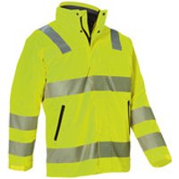 REFLECTIQ Wetterparka PSA 2 1975 8228, warngelb, Größe 3XL Bild 2