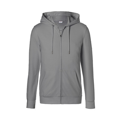 SHIRTS Kapuzen-Sweatjacke 5022 6330, mittelgrau, Größe 4XL
