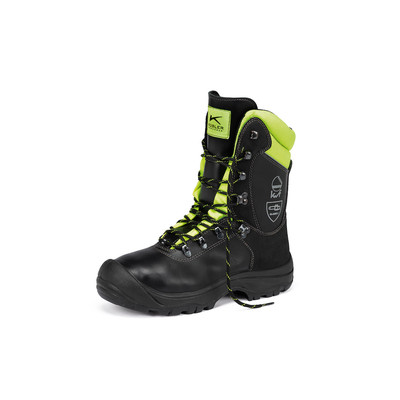 FOREST SCHNITTSCHUTZSTIEFEL S3 8150 9911, schwarz/warngelb, Größe 45