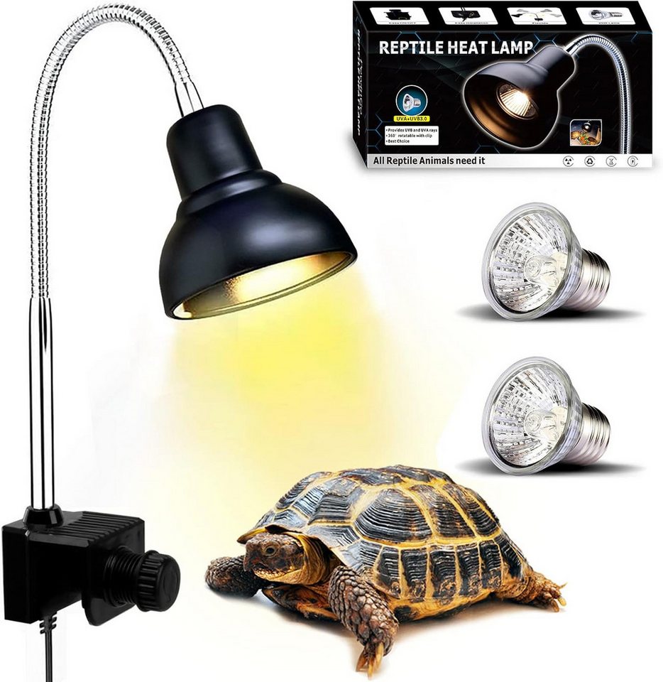 FELIXLEO Infrarotlampe Schildkröte Wärmelampe, Wärmespotlampe für Aquarium Reptil, 1-tlg. Bild 4