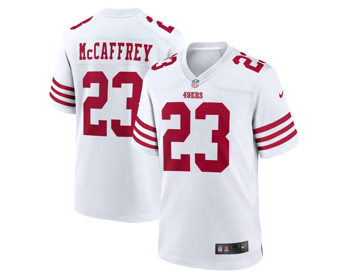 Nike Footballtrikot Nike Trikot San Francisco 49ers NFL Road Jersey McCaffrey 23