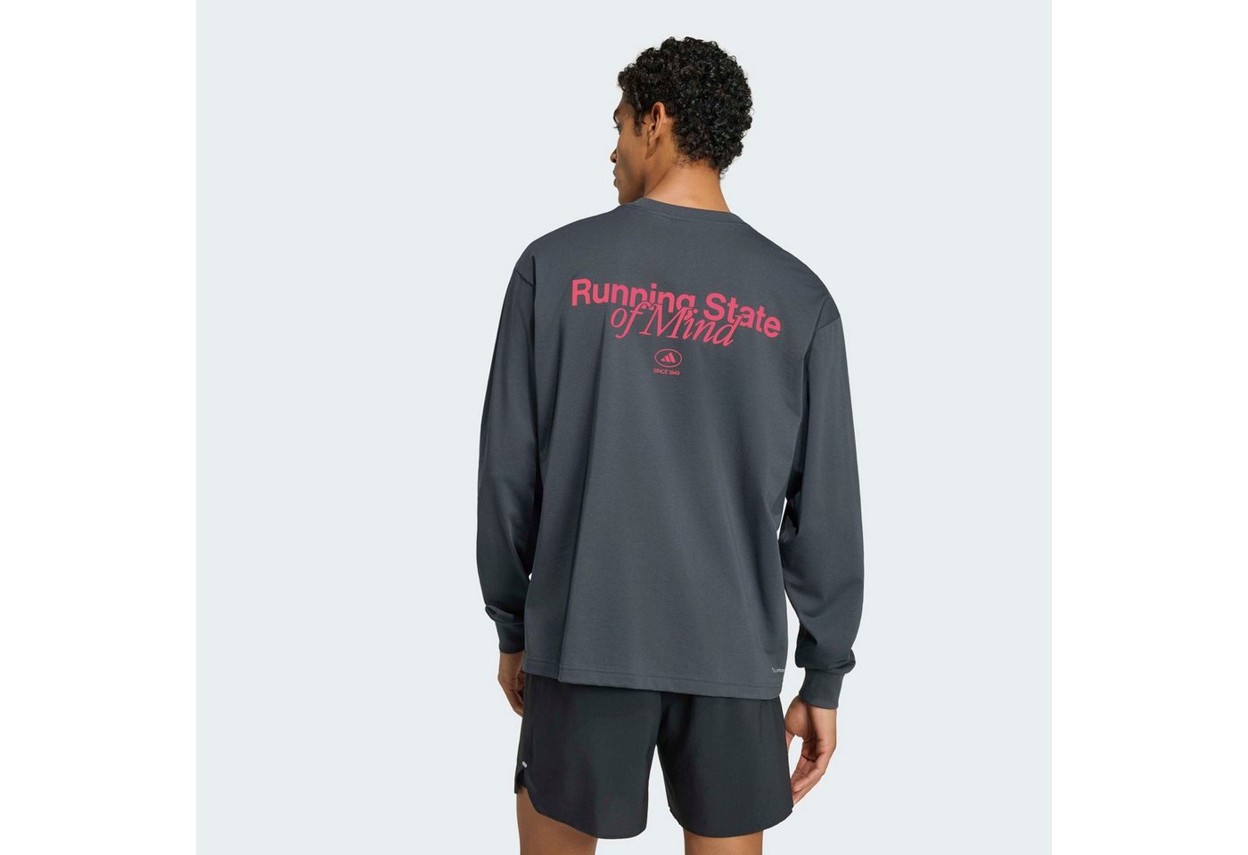 adidas Performance Laufshirt RUNNING STATE OF MIND GRAFIK LANGARM für Erwachsene, mit climacool® Technologie, aus Polyester Bild 2